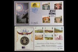1971-2000's INTERESTING COVERS/CARDS CARTON.  A Substantial Hoard In A Large Box, We See 4 Albums Of First Day Covers Fr - FDC