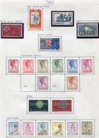 12058 LUXEMBOURG Collection Vendue Par Page N°576/7,578,579,580, 580A/4,585,586,587/8, 589/94 */ °  1960  TB/TTB - Collections