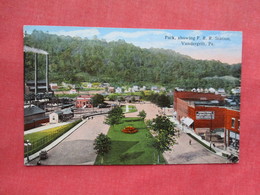Park Showing R.R. Station  Vandergrift Pennsylvania   Ref 3240 - Harrisburg