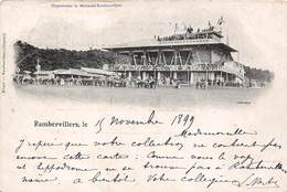 88-RAMBERVILLERS- CHAMP DE COURSES- LES TRIBUNES 1899 - Rambervillers