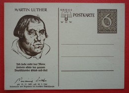 GERMANY -  GANZSACHEN - POSTAL STATIONERY , DEUTSCHES REICH - MARTIN LUTHER - Sonstige & Ohne Zuordnung