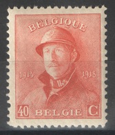 Belgique - YT 173 * - 1919-1920 Albert Met Helm