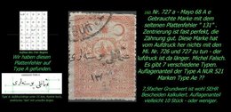 EARLY OTTOMAN SPECIALIZED FOR SPECIALIST, SEE...Mi. Nr. 727a - Mayo 68 Ae - Auflagenanteil 10 Stück -RRR- Unikat ? - 1920-21 Anatolia