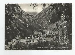 Italie Italia Italy Vallé D'aosta Gaby Panorama Femme Costumi - Other & Unclassified