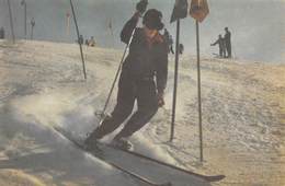 Guy De HUERTAS à L'entraînement - Skieur Alpin Français Né à Nice - Ski - Publicité Biscottes Pelletier - Iran