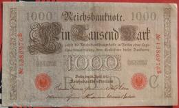 1000 Mark 1910 (WPM 45b) 21.4.1910 Reichsbanknote - 1.000 Mark