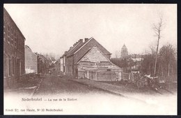NEDERBRAKEL - RUE DE LA STATION -- Oude Herdruk Zeldzame Oude Kaart - Brakel