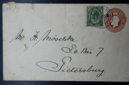 South Africa: Cover LUNSKIP -> Pietersburg 1924 Uprated - Lettres & Documents