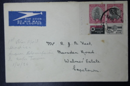 South Africa: Registered Cover Capetown -> London Uprated  R6B 22-9-1927 - Lettres & Documents