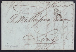 GÖRZ (Gorica), Complete Prephilatelic Cover, 1843 - ...-1850 Voorfilatelie