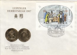 GERMANY DDR FDC Panes 3120-3121 - 1e Dag FDC (vellen)