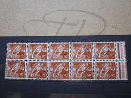 VEND BEAUX TIMBRES DE FRANCE N° 1115 EN BLOC DE 10 , OBLITERATIONS " ST-MALO " !!! - 1957-1959 Reaper