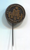 Weightlifting  Halterophile - 1979. Yugoslavia, Balkan Championship Vranje, Vintage Pin, Badge, Abzeichen - Haltérophilie