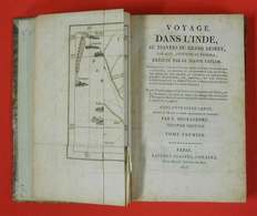 1815 Voyage Dans L'Inde Au Travers Du Grand Désert By Major Taylor 2 Tomes Belle Carte+ Tarifs Postaux Laurent-Beaupré - 1801-1900