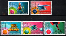 AJMAN. Timbres De 1971. Conquête Spatiale. - Autres & Non Classés