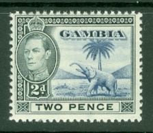 Gambia: 1938/46   KGVI   SG153     2d   Blue & Black     MNH - Gambie (...-1964)