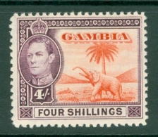 Gambia: 1938/46   KGVI   SG159     4/-        MH - Gambia (...-1964)