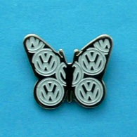 1 PIN'S //  ** LOGO / VOLKSWAGEN / PAPILLON  ** - Volkswagen