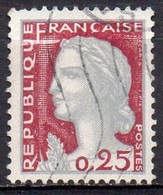 FRANCE N° 1263 O Y&T 1960 Marianne De Decaris - 1960 Marianne Of Decaris