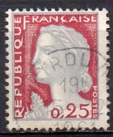 FRANCE N° 1263 O Y&T 1960 Marianne De Decaris - 1960 Marianne (Decaris)