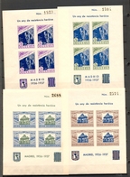 SPAIN - Civil War, Interesting Blocks / 9 Scans - Blocs & Hojas