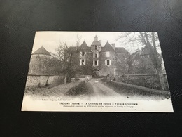 TREIGNY Le Chateau De Ratilly - Façade Principale - 1942 Timbrée (Petain) - Treigny