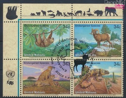 UNO - New York 890-893 Viererblock (kompl.Ausg.) Gestempelt 2002 Fauna (9297157 - Used Stamps