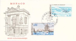 Monaco FDC Du 9 Novembre 1977 à Monaco " La Carrière D'un Navigateur " - Storia Postale