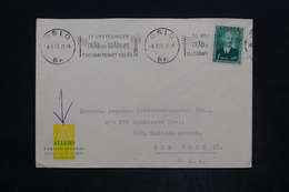 NORVÈGE - Affranchissement De Oslo Sur Enveloppe Commerciale Pour New York En 1950 , Oblitération Plaisante - L 25899 - Storia Postale