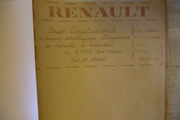 15 Plants De Moteurs Diesel Pour Yacht Pour Mr Renault-Billancourt 1930/31. - Machines