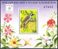 Bloc Sheet Oiseaux  Birds  Neuf  MNH ** Fiji 1997 - Perroquets & Tropicaux