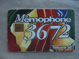 Télécarte 50 Unités MEMOPHONE 3672 02/94 - Opérateurs Télécom