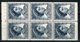 Ref 1282 - 1967 Australia SG 314d - Booklet Pane - MNH Stamps Cat £10+ - Mint Stamps