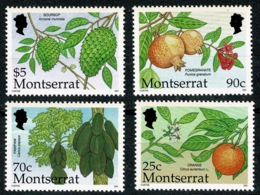 Ref 1282 - 2001 Montserrat 4 X MNH Stamps - Fruits - Cat £6.85 - Montserrat