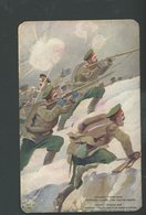 CPA - EN GUERRE ARMÉE RUSSE INFANTERIE, LA PRISE D'UNE POSITION ENNEMIE - Guerre 1914-18