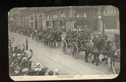CPA - ARTILLERIE ANGLAISE (quai Du Havre à ROUEN ) - Guerre 1914-18