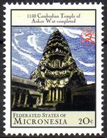 MICRONESIA - 1v - MNH** Ankor Angkor Temple Cambodia UNESCO World Heritage Buddhism, Hinduism Religion - Buddhism