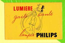 BUVARD & Blotter Paper: Lumiere Lampes PHILIPS - Electricité & Gaz