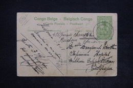 CONGO BELGE - Entier Postal ( Avenue Des Palmiers à Banana ) Pour La France En 1918 - L 25984 - Ganzsachen