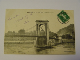 Delcampe - ARDECHE-TOURNON-LE PONT ET LE LYCEE DE GARCONS - Tournon