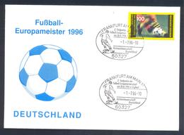 Germany Deutschland 1996 Cover Football Soccer Fussball UEFA EURO Germany 3x European Champion; Borussia Dortmund - Championnat D'Europe (UEFA)