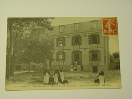 Delcampe - YVELINES-POISSY-213-ASILE SAINT LOUIS OEUVRE DE MLLE BONJEAN L'ECOLE PROFESSIONNELLE  ANIMEE - Poissy