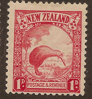 NZ 1935 1d Kiwi Single Wmk SG SG 557 HM #IP35 - Unused Stamps