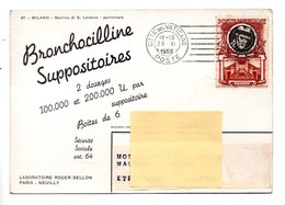 CITTA DEL VATICANO 29/11/1956 . POSTE VATICANE . LA BASILICA COSTANTINIANA 12 LIRE - Réf. N°757T - - Franking Machines (EMA)