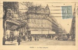 Paris - Carte De Correspondance Grands Magasins Aux Galeries, Rue Lafayette - Carte R.C.  N° 76.346 - Arrondissement: 09