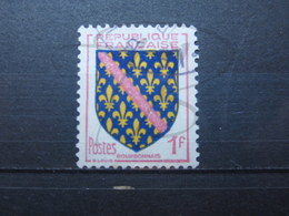 VEND BEAU TIMBRE DE FRANCE N° 1002 , ROSE - BLEU - JAUNE !!! - Oblitérés