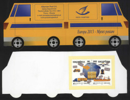 Albania 2013 Booklet  Europa CEPT, Mail Transport, Postal Means - 2013