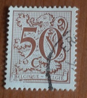 Chiffre Sur Lion Héraldique (50c) - Belgique - 1979 - YT 1944 - Oblitéré - 1977-1985 Figuras De Leones
