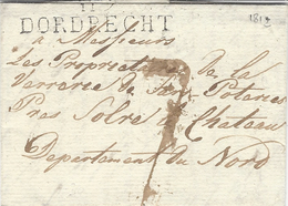 1812- Letter From 119 / DORDRECHT  ( Les Bouches De La Meuse ) 49 Mm Black - ...-1852 Voorlopers
