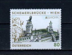 Österreich 2018:  "EUROPA - Schemerlbrücke Wien" Postfrisch (siehe Foto) - 2011-2020 Neufs